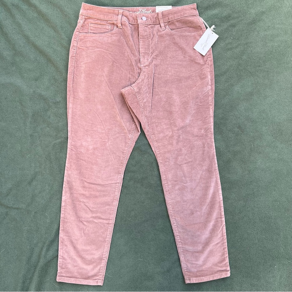 NWT Pink Skinny High Rise Micro Cords